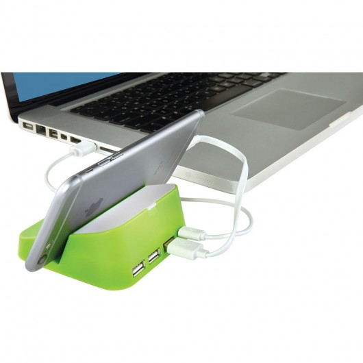 Connected to Laptop USB 3 in 1 Phone Stands